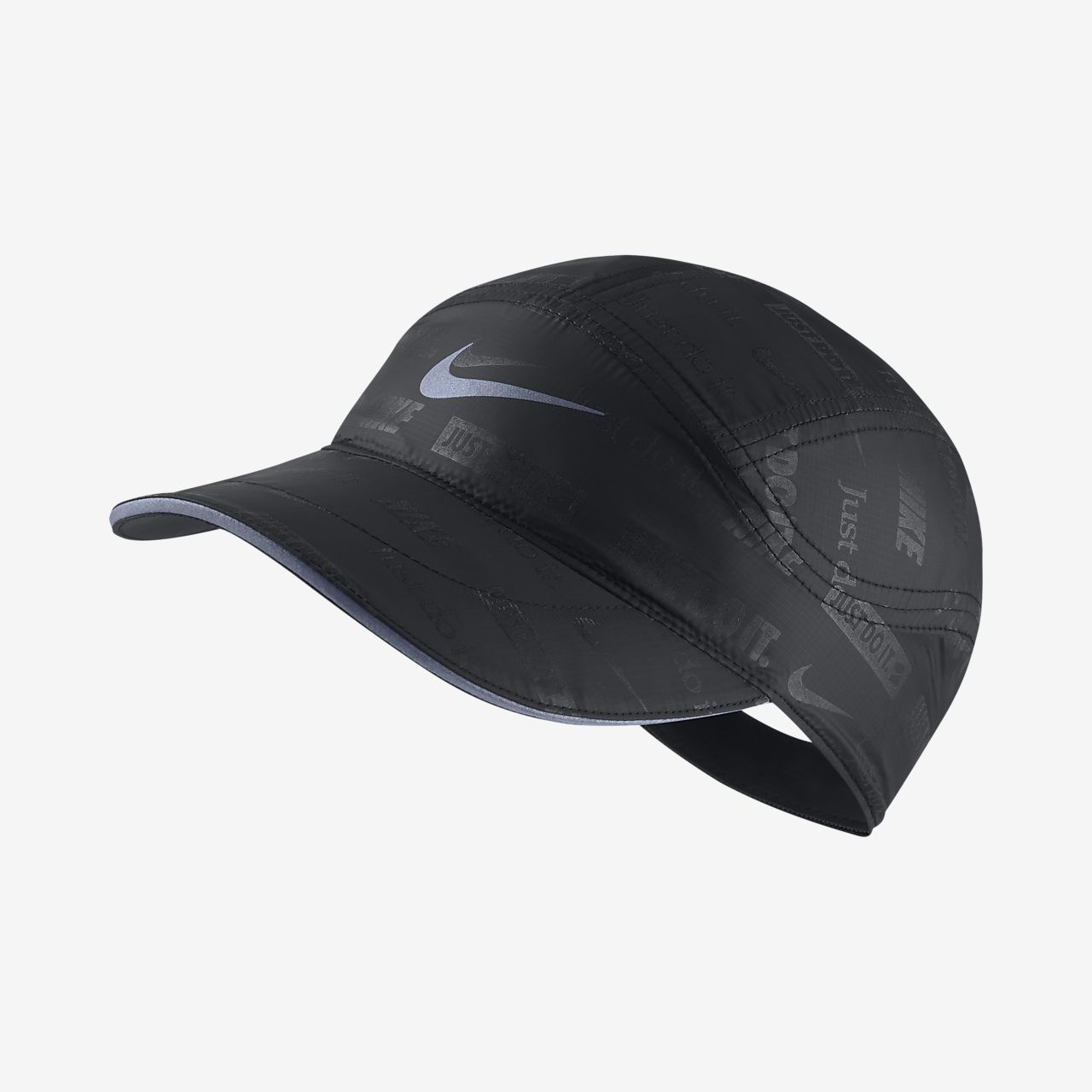 nike tailwind hat on head